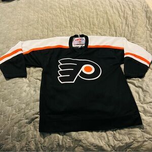 VTG CCM Boys Philadelphia Flyers Black Jersey L/XL